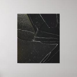 GEBROKEN RAAM CANVAS AFDRUK