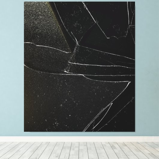GEBROKEN RAAM CANVAS AFDRUK (Insitu (Houten vloer))