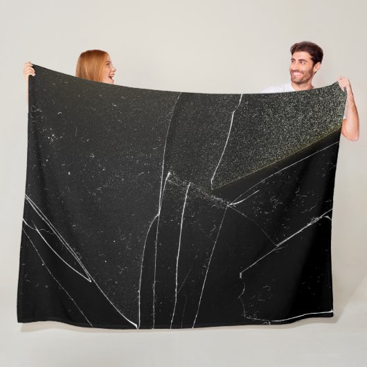 GEBROKEN RAAM FLEECE DEKEN (In situ)