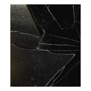 GEBROKEN RAAM FOTO AFDRUK