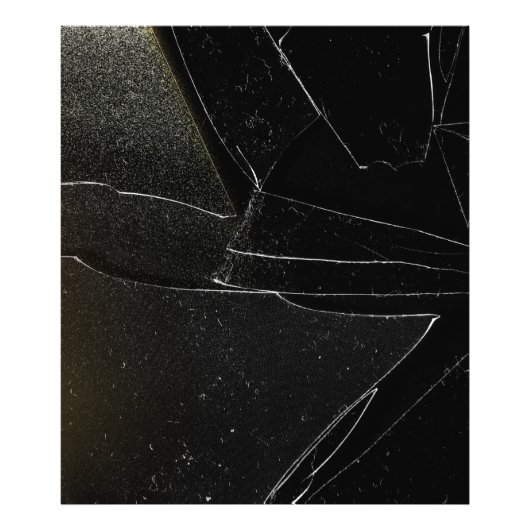 GEBROKEN RAAM FOTO AFDRUK (Voorkant)