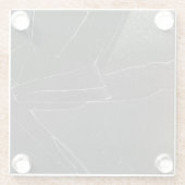 GEBROKEN RAAM GLAZEN ONDERZETTER (Achterkant)