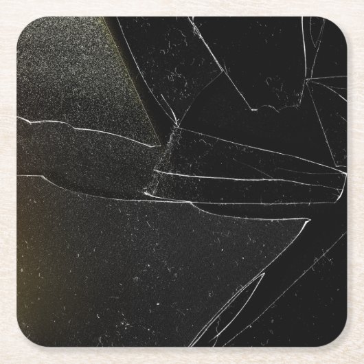 GEBROKEN RAAM KARTONNEN ONDERZETTERS (Voorkant)