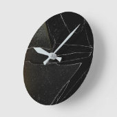 GEBROKEN RAAM RONDE KLOK (Hoek)