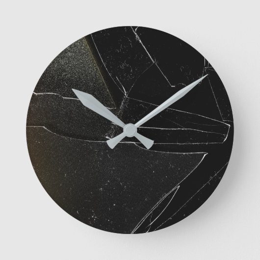 GEBROKEN RAAM RONDE KLOK (Voorkant)