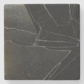 GEBROKEN RAAM STENEN ONDERZETTER (Voorkant)