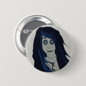 gebroken ronde button 5,7 cm (Voorkant /achterkant)