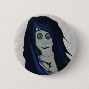 gebroken ronde button 5,7 cm
