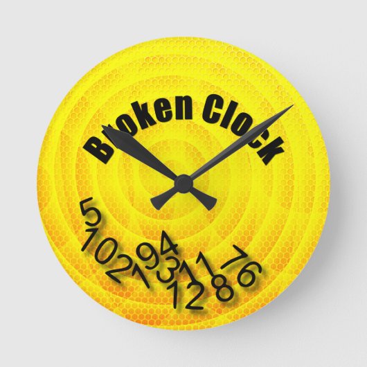 gebroken ronde klok (Voorkant)