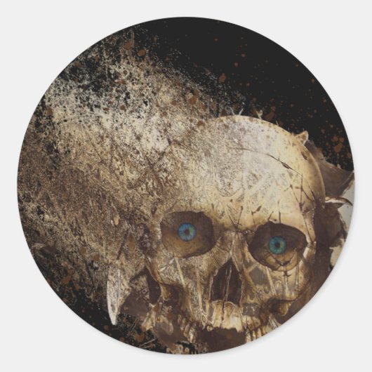 gebroken ronde sticker (Voorkant)