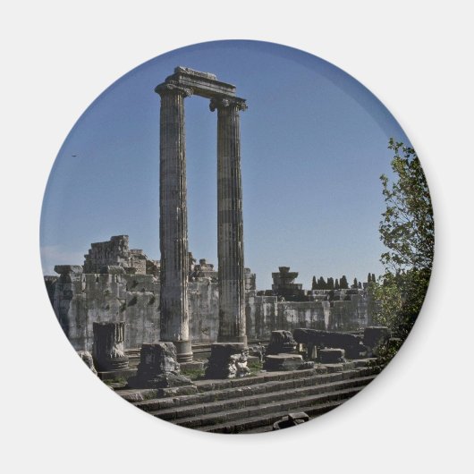 Gebroken ruïnes van Griekse stijl Magneet (Voorkant)