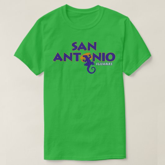 Gebroken San Antonio Iguanas CHL Hockey 1994 T-shirt (Design voorkant)