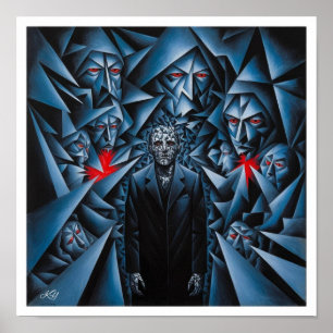 Gebroken schaduwen poster