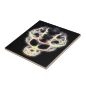 Gebroken schedeltegel tegeltje (Zijkant)