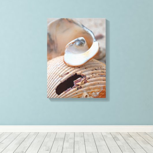 Gebroken schoonheden canvas afdruk (Insitu (Houten vloer))