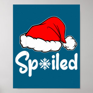 Gebroken Sinterklaas Hoed Kerst Matchende Pyjama's Poster