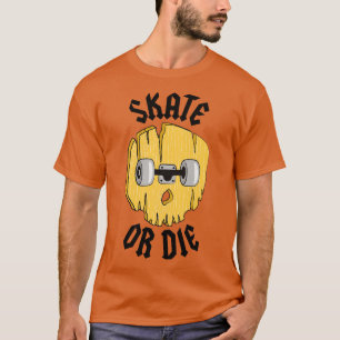 Gebroken Skateboard Streetwear Kleding  Skate Of S T-shirt