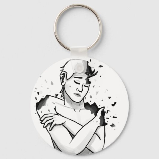 Gebroken Sleutelhanger (Voorkant)
