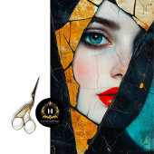 Gebroken Spiegeling Abstracte Kunst Decoupage Tissuepapier
