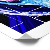 Gebroken spiegelkunst poster (Hoek)