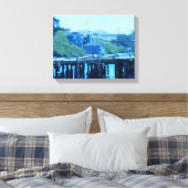 Gebroken Steiger Canvas Afdruk (Insitu (Slaapkamer))