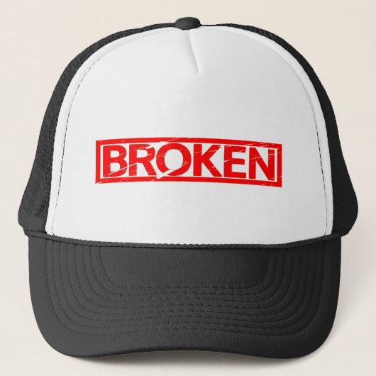 Gebroken Stempel Trucker Pet (Voorkant)