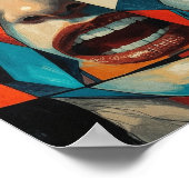 Gebroken stilte. Portret van een verbrijzelde gees Poster (Hoek)