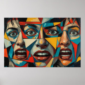 Gebroken stilte. Portret van een verbrijzelde gees Poster