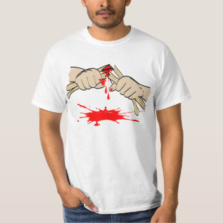Gebroken stokjes t-shirt