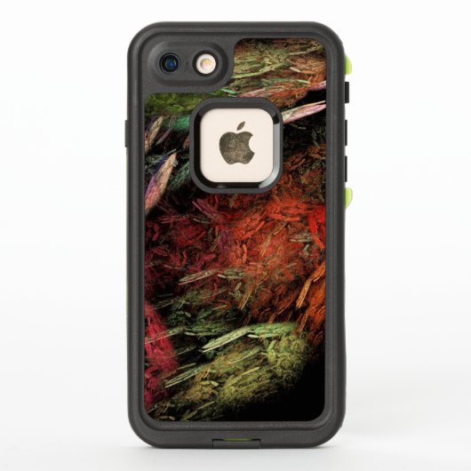 Gebroken streekpenseel rond regenboog (Achterkant)