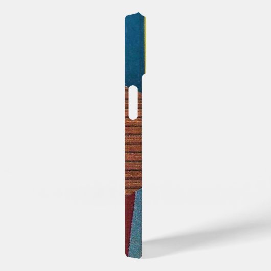 Gebroken strepen en hout Case-Mate iPhone case (Achterkant / Rechts)