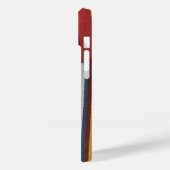 Gebroken strepen en hout Case-Mate iPhone case (Achterkant / Links)