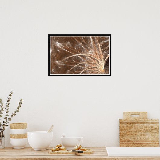 Gebroken strepen poster (Keuken)