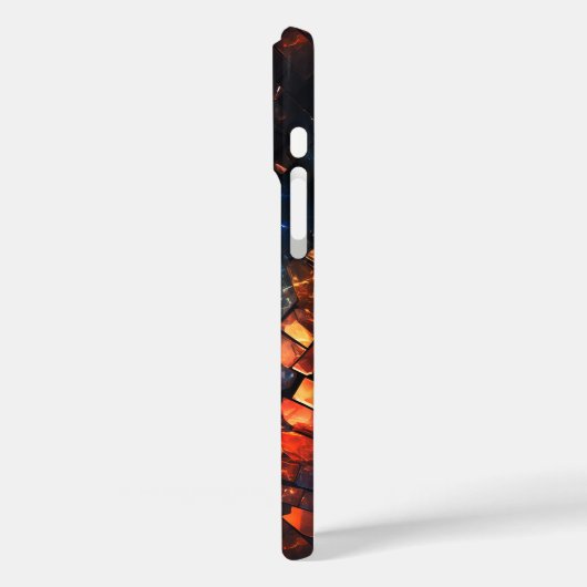 Gebroken stukken telefoonhoesje Case-Mate iPhone case (Achterkant / Links)