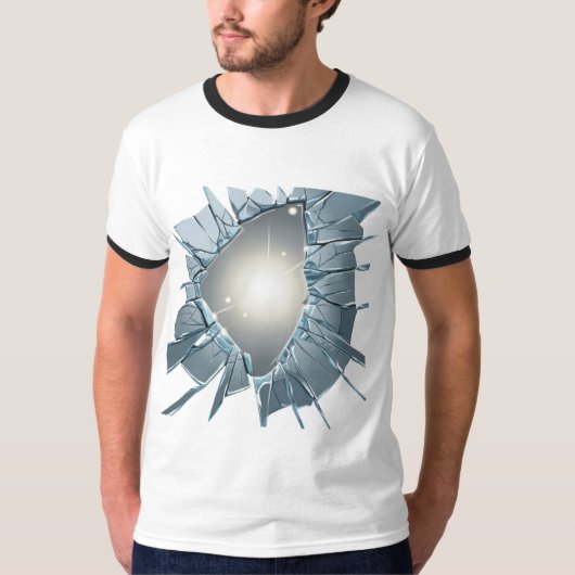 gebroken t-shirt (Voorkant)