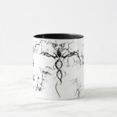 Gebroken tekeningen mok (Midden)