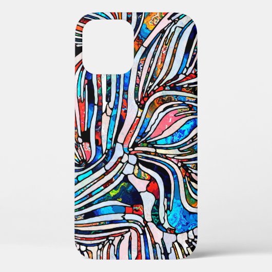 Gebroken texturen. Eenheid van Glas in lood. Ab Case-Mate iPhone Case (Achterkant)