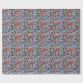Gebroken texturen: Glas in lood Unity Cadeaupapier (Vlak)
