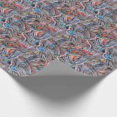 Gebroken texturen: Glas in lood Unity Cadeaupapier (Hoek)