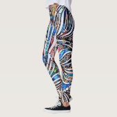 Gebroken texturen: Glas in lood Unity Leggings (Links)