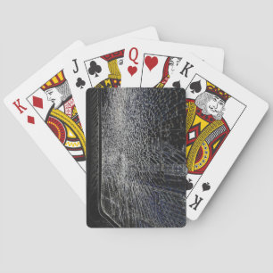 gebroken treinraam pokerkaarten