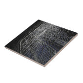 gebroken treinraam tegeltje (Zijkant)