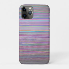 Gebroken tv-scherm Rainbow-streep Case-Mate iPhone Case