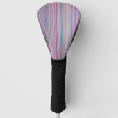 Gebroken tv-scherm Rainbow-streep Golfheadcover (Voorkant)