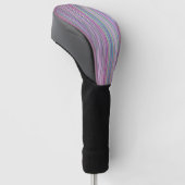 Gebroken tv-scherm Rainbow-streep Golfheadcover (Schuin)