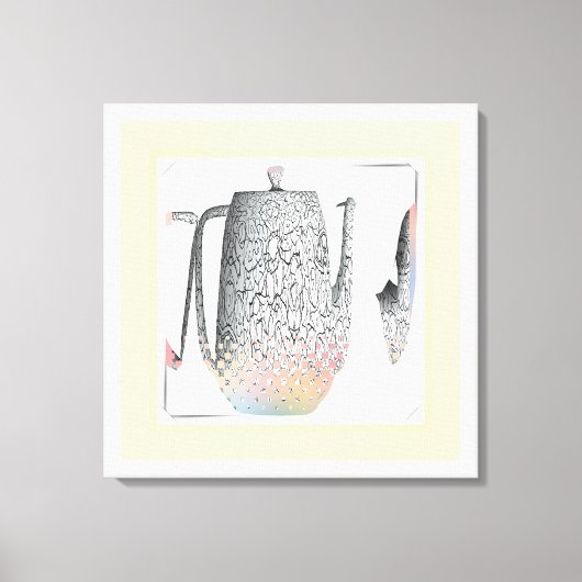 Gebroken vat canvas afdruk (Voorkant)