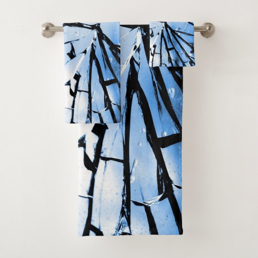 gebroken venster bad handdoek (Insitu)