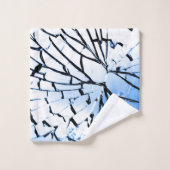 gebroken venster bad handdoek (Wasdoekje)