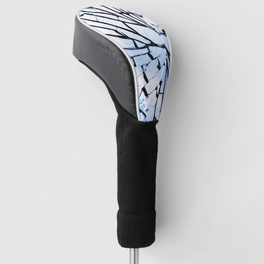 gebroken venster golfheadcover (Schuin)
