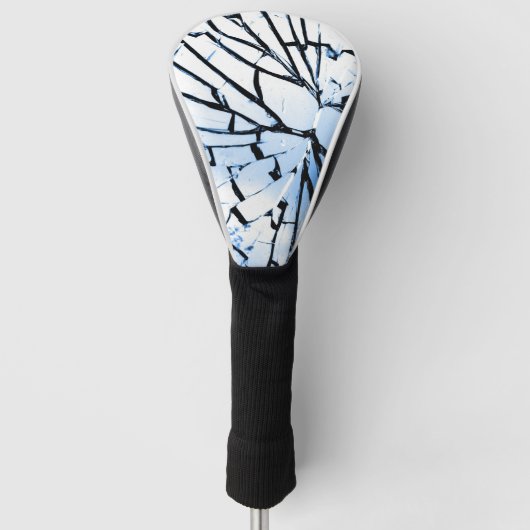 gebroken venster golfheadcover (Voorkant)